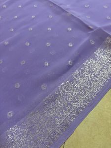 Lavender Soft Silk Saree
