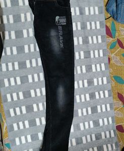 Old School Type Stylish Black Jeans