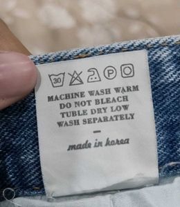 GASNA Light Wash Korean Jeans