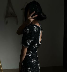 Adrianna Papell  Vintage Beaded COCKTAIL Dress ♠️