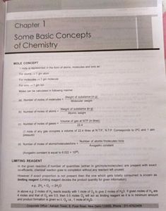 Aakash Chemistry Rapid Revision Book