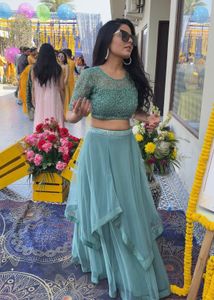 Indo Western Skirt Set