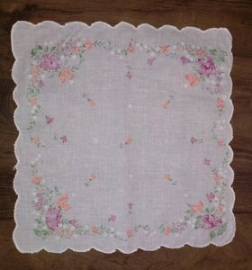 Cotton Floral Print Handkerchief Set