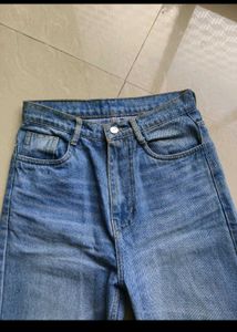 Light Blue Straight Fit Jeans