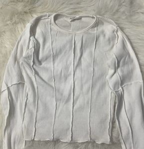 Glassons white ribbed top