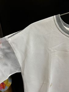 White Mesh Top