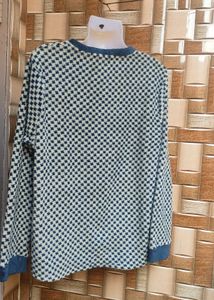 Patterned Long Sleeve  Sweater