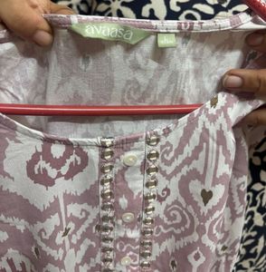 Mauve Kurta Set