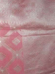 Pink Festive Golden Zari Saree