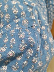 Blue Casual Top