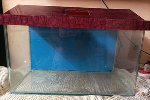 new fish tank aquarium With Blue Tube Light