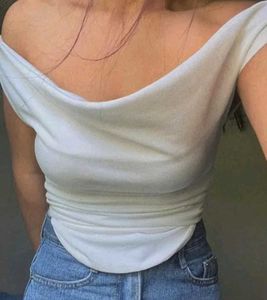 Off-Shoulder Drape Top