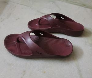 Maroon Slippers