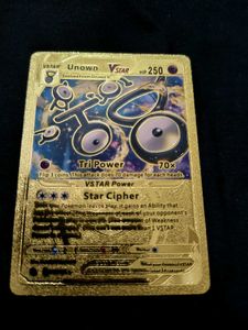 Gold Pokemon Card