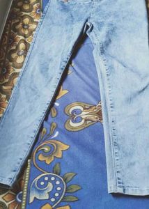 Light Wash Low- Waist Denim Jean