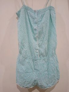 Printed Short Jumpsuit