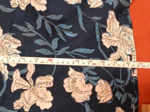 Brand New Blue Floral Print Kurta Set - XXL SIZE