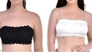 Floral Lace Net Brand Bra