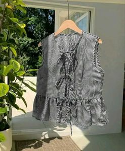 Ruffle Sleeveless Top