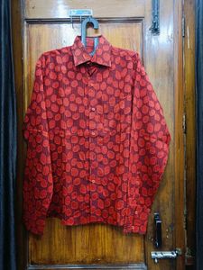 🇳🇿💫♥️ Red Patterned Shirt