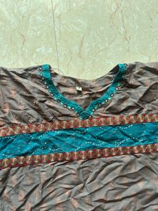 Grey Colour Regular Kurthi