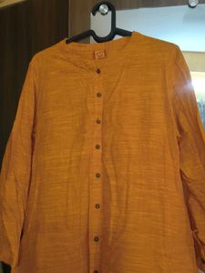 Mustard Yellow Kurti