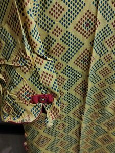 Yellow Printed Kurta