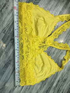 Yellow Tank 💚 Bra Very Beautiful Look
