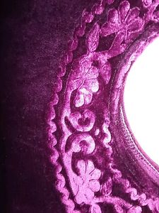 Dark Rose Colour Velvet Kurti