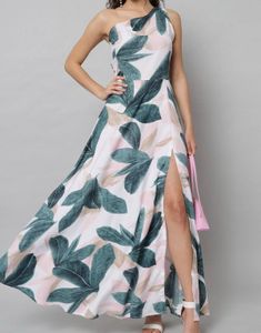 Slit Floral Dress 💚
