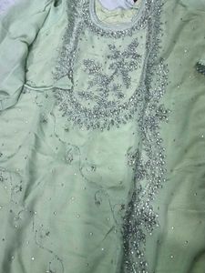 Kurta And Dupatta With Work