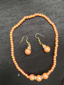 Coral Jewelry Set