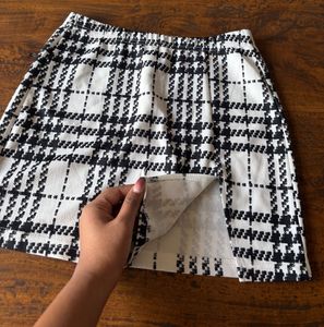 Chic Plaid Mini Skirt