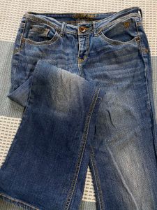 Low Waist Blue Denim Jeans