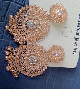 Elegant Rose Gold Drop Earrings