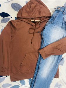 beautiful brown hoodie