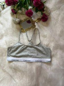 Calvin Klein Grey Sports Bra