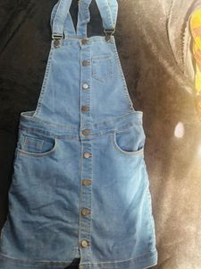 Denim Button-Down Dress