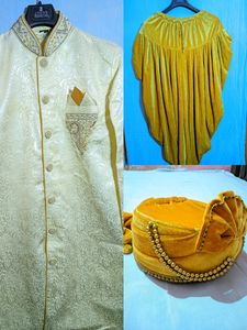 📌 Premium Sherwani With Hat 🤠
