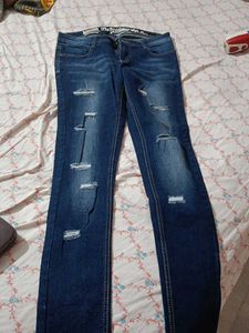 Ripped Dark Wash Jeans