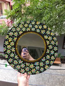 Blue And Yellow Floral Mandala