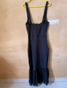 Black Mermaid Maxi Dress