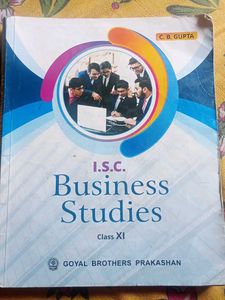 Isc Business Studies Class 11(CB Gupta)