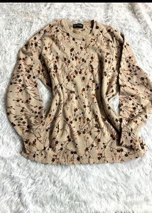 Floral Print Pullover Sweater❤️