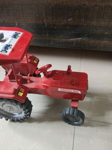 Red Tractor Trolley Pull Away Toy | Farmtrac Tractor with Trolley Toy Replica Toy Vehicle Model for 2 3 Year Old and Above Kids, Pack of 1, Blue