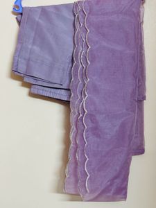 999 Fixed New Lavender Kurta Set