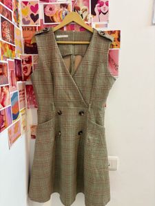 vintage Plaid Mini Dress