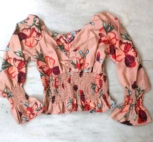 Floral Long Sleeve Top