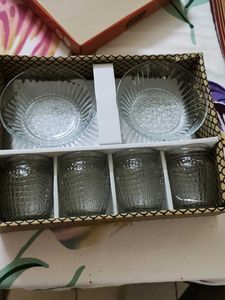 Three Pieces Cup With Two  Serving