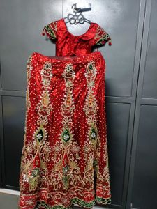 Beautiful Bridal Lhanga Dress